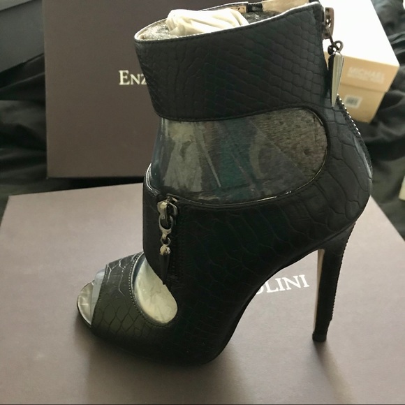 NIB Enzo Angiolini Nyambi zip heel 4M - Picture 5 of 12